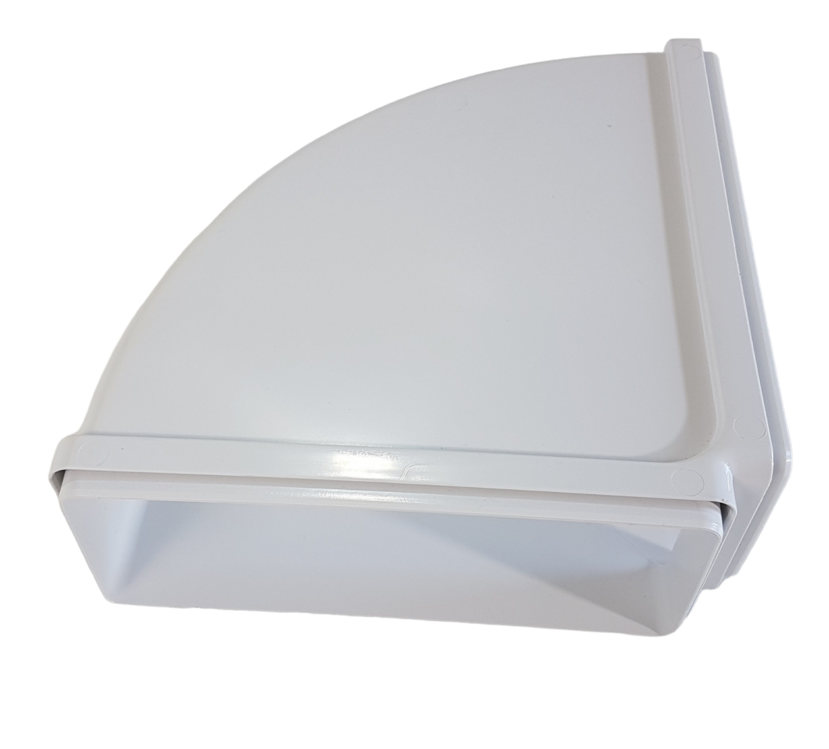 Flachkanal Bogen waagerecht 90° 220x90