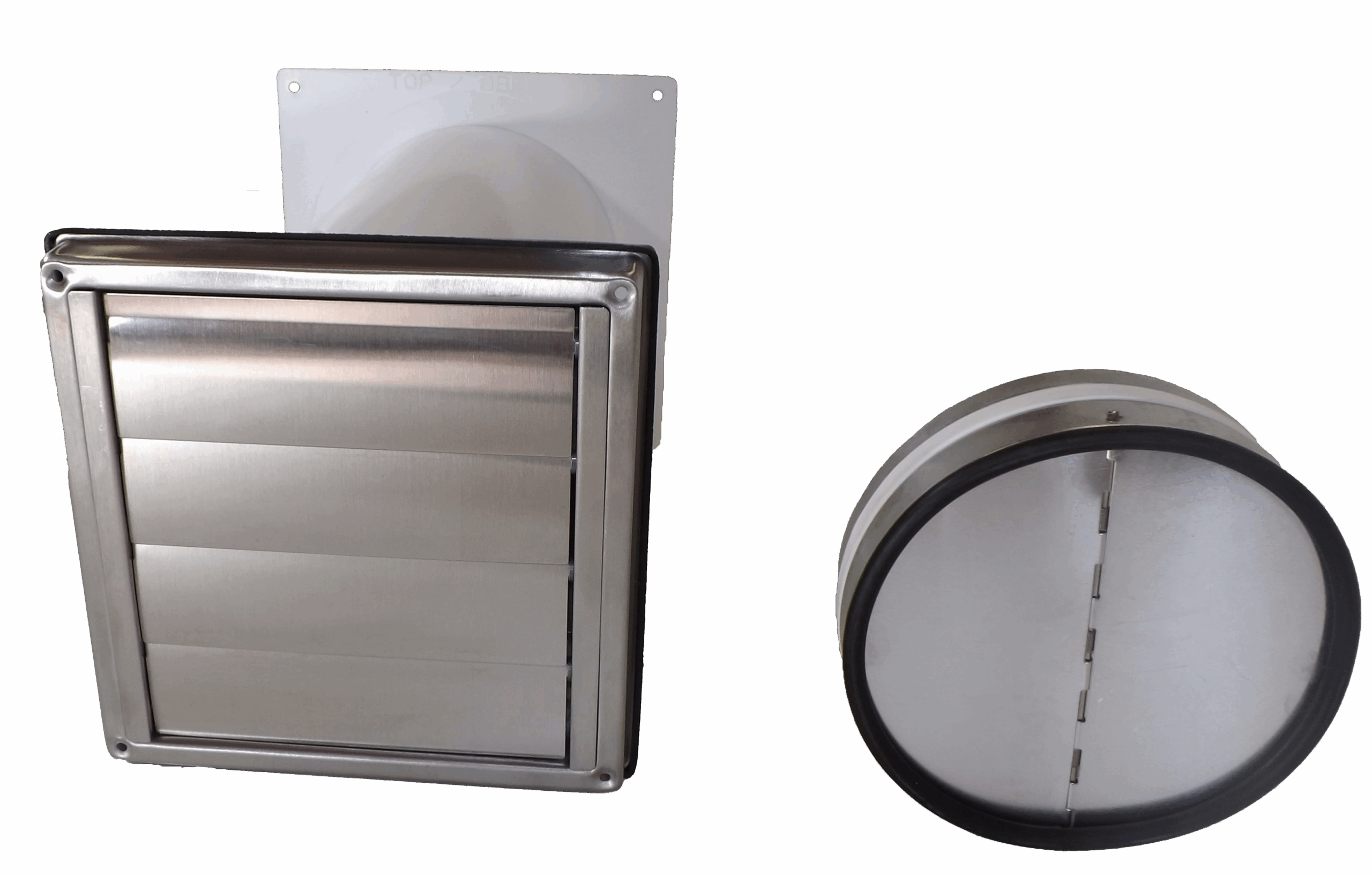 Mauerkasten mit Rückstauklappe