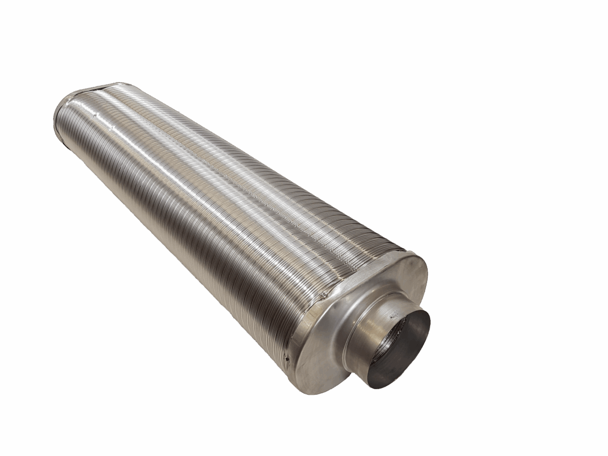 Rohrschalldämpfer, Telefonieschalldämpfer oval , 25mm Packungsstärke, 1000mm lang