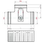 Bypassklappe mit elektro Stellantrieb Belimo CM230A für 230V