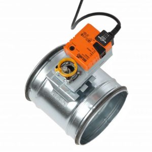 Absperrklappe Stahl verzinkt mit Belimo LM230A für 230V