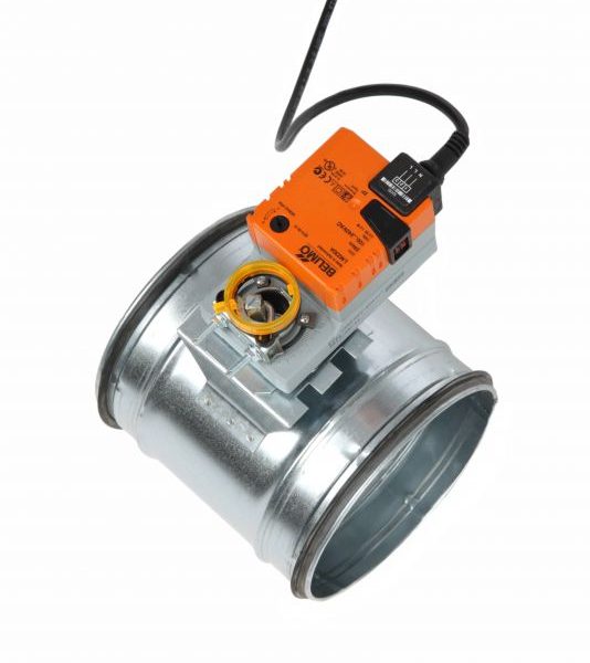 Absperrklappe Stahl verzinkt mit Belimo LM230A für 230V