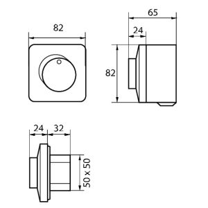 Lufberg Stellungsgeber Potentiometer Eingang 24V Ausgang 0-10V