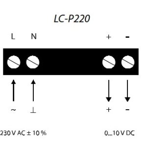 Lufberg Stellungsgeber Potentiometer Eingang 230V Ausgang 0-10V