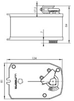 LUFBERG KLAPPEN STELLANTRIEB DA03S220 230V 3NM FEDERRuCKLAUF
