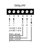 LUFBERG KLAPPEN STELLANTRIEB DA08N24PS 24V 8NM STETIG REGELND, ZWEI ENDLAGENSCHALTER