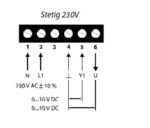 LUFBERG KLAPPEN STELLANTRIEB DA16N220P 230V 16NM STETIG REGELND