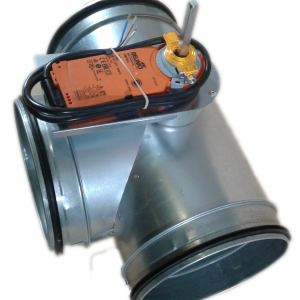 Bypassklappe mit elektro Stellantrieb Belimo CM24A für 230V