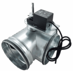 Bypassklappe mit elektro Stellantrieb Lufberg DA02N24(S) für 230V