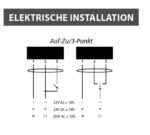 Bypassklappe mit elektro Stellantrieb Lufberg DA02N220(S) für 230V