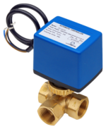 Zonenventil mit Stellantrieb Typ ZV3A-A24 für 24V 3 Punkt