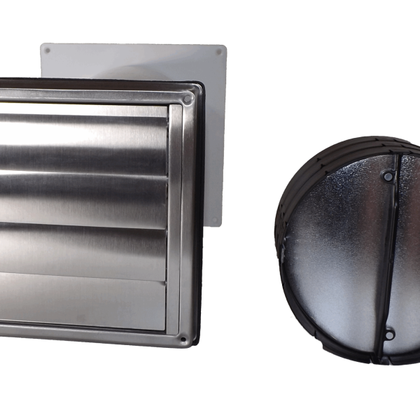 Mauerkasten für Dunstabzug mit Naber Thermobox im Teleskoprohr