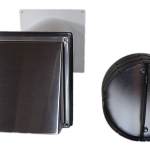 Mauerkasten für Dunstabzug mit Naber Thermobox im Teleskoprohr