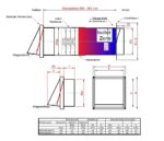Mauerkasten für Dunstabzug mit Naber Thermobox im Teleskoprohr