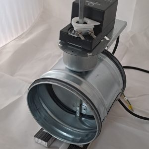 Absperrklappe DTBU 80-200 mit Lufberg DA02N220(S) für 230V