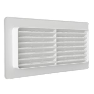 Flachkanal Gitter 220x90 mit Insektenschutzgitter