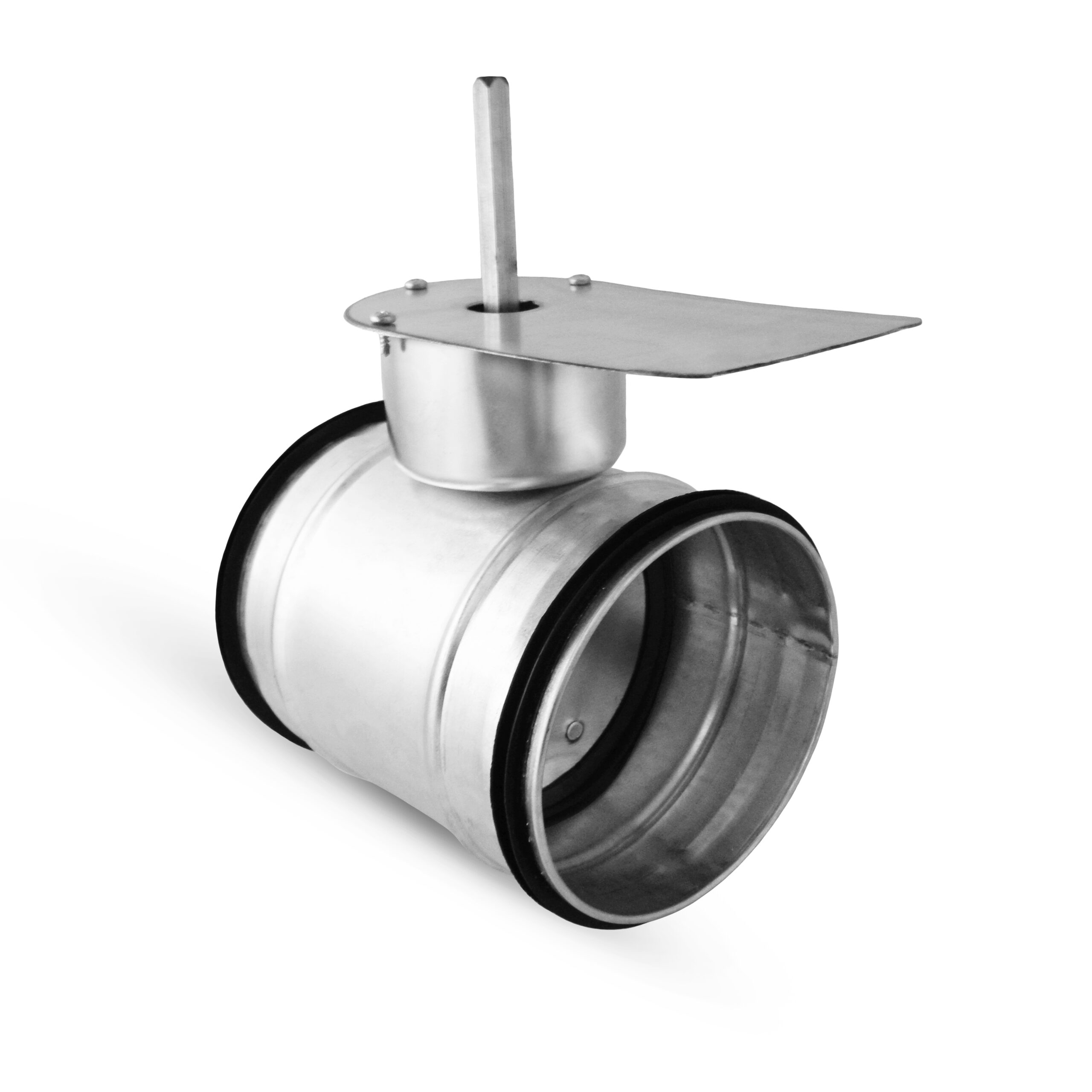 Absperrklappen mit Anbauplatte