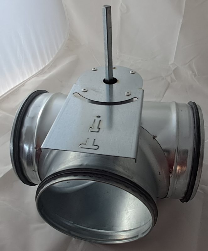 Bypassklappe für Montage eines Stellantriebes 100-315