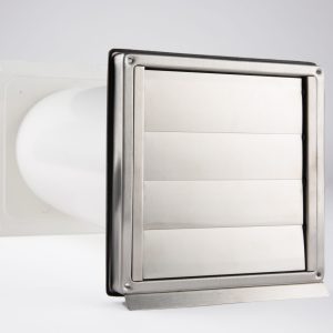 2 Grad Mauerkasten MKWSQLE150 für sicheren Kondensatablauf auch mit Blower Door Test und Zertifikat Ø150