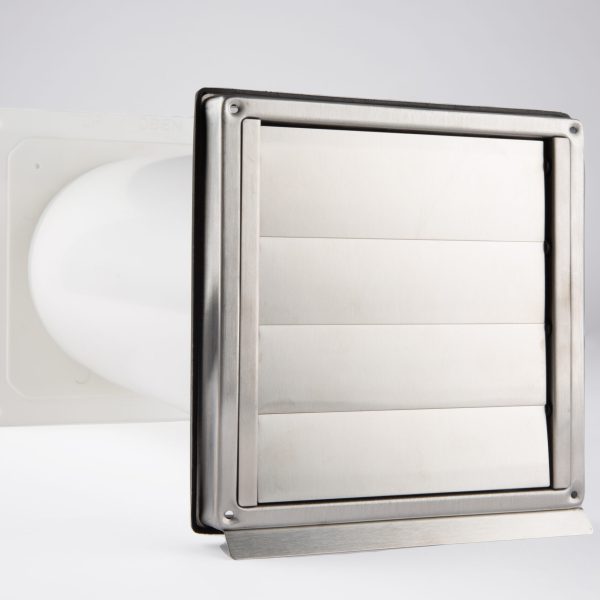 2 Grad Mauerkasten MKWSQLE150 für sicheren Kondensatablauf auch mit Blower Door Test und Zertifikat Ø150