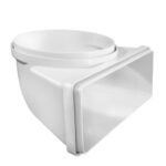 Flachkanal Umlenkung auf Rund 220x90 auf Ø150