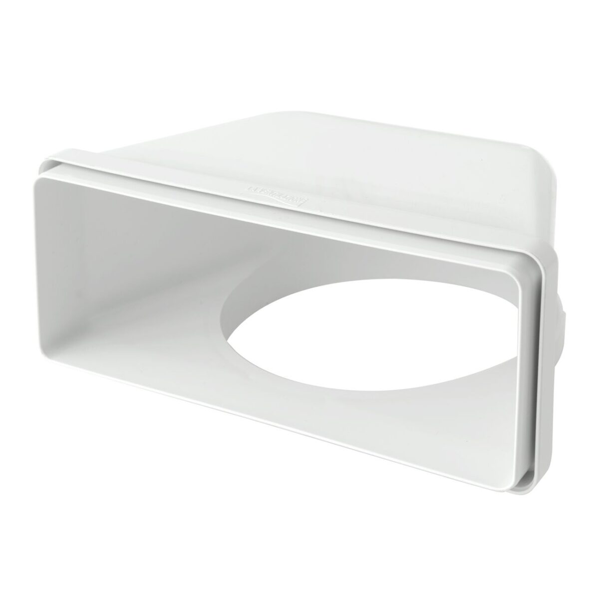 Flachkanal Umlenkung auf Rund 220x90 auf Ø150