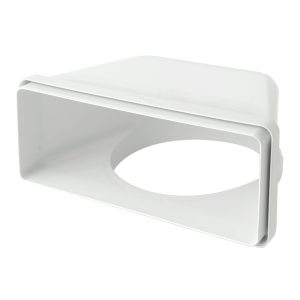 Flachkanal Umlenkung auf Rund 220x90 auf Ø150