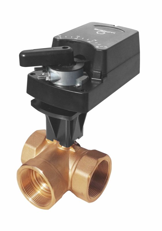 Adapter für Kugelventile BV zum Aufbau eines Stellantriebes ohne Federrücklauf