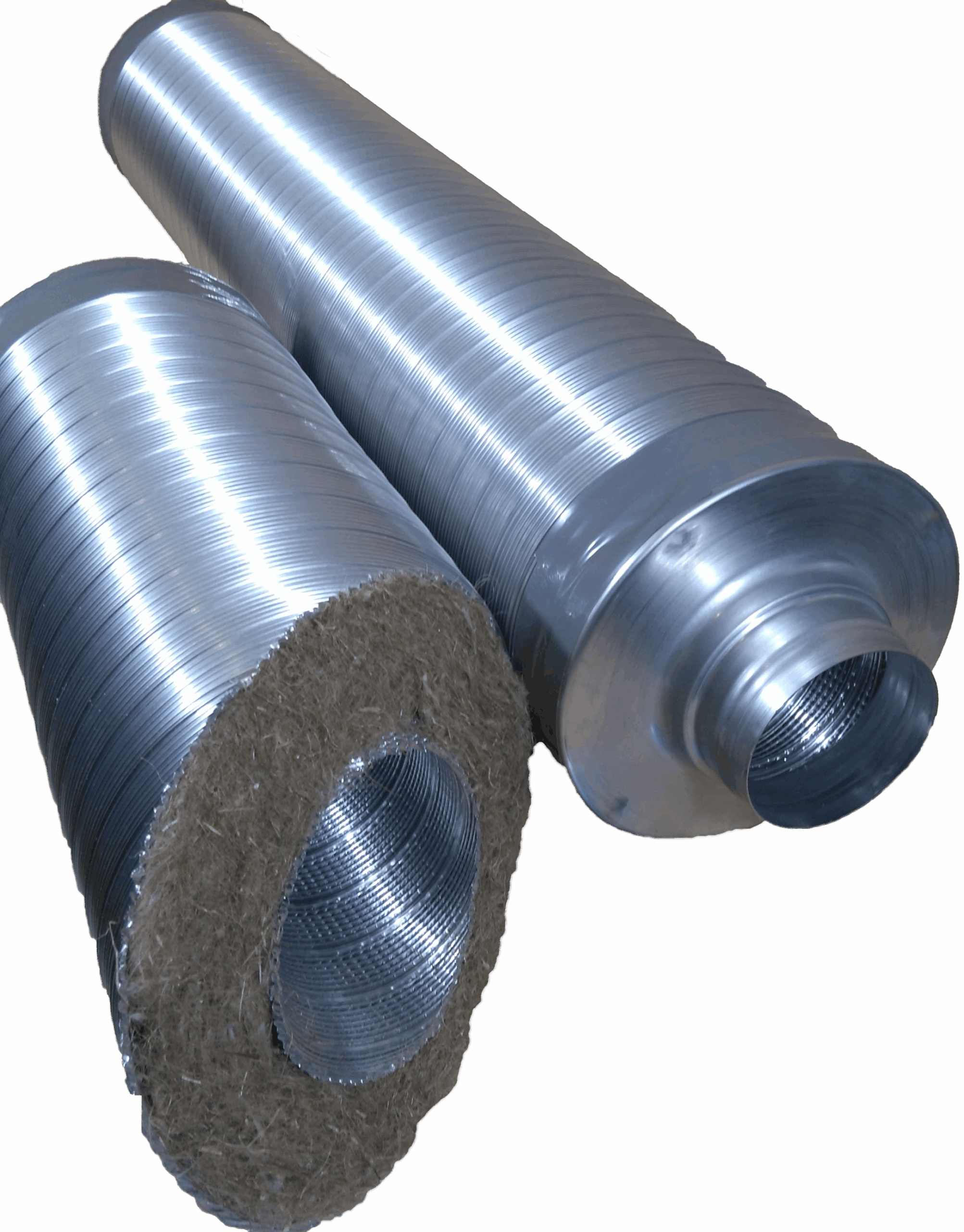 Rohrschalldämpfer, Telefonieschalldämpfer, 50mm, 100mm Packungsstärke, 1000mm lang, Mineralfaserfrei Rohrschalldämpfer, Telefonieschalldämpfer, 50mm, 100mm Packungsstärke, 1000mm lang, Mineralfaserfrei