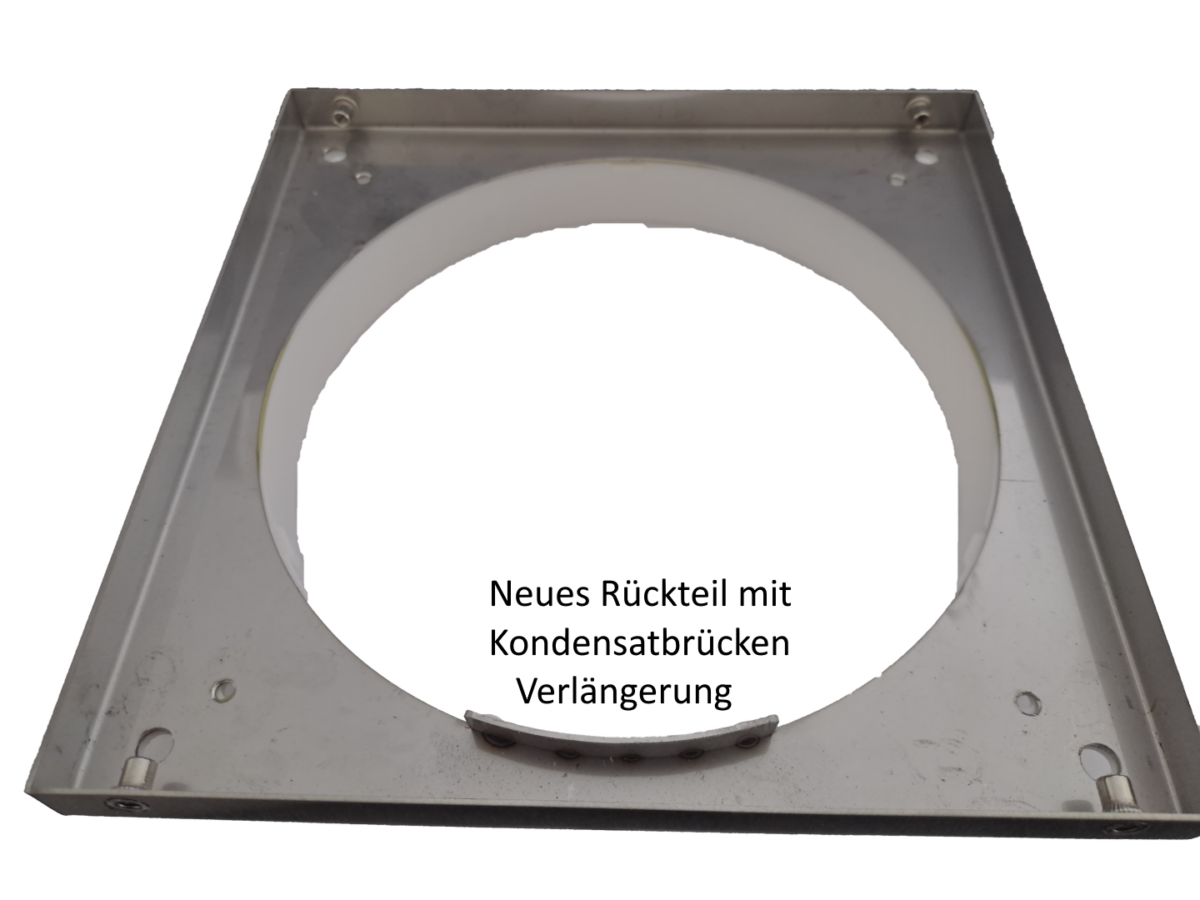 2 Grad  Mauerkasten MKWSELF-iD für sicheren Kondensatablauf auch mit Blower Door Test und Zertifikat Ø150 2GradMKWSELFiD