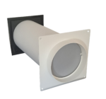 Mauerkasten mit Kunststoffgitter anthrazit in den Nennweiten 125 und 150