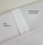 Flachkanal Verbinder 222x89 zu 220x90