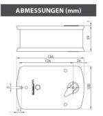Klappenstellantriebe mit Federrücklauf für Brand- und Rauchschutzklappen 24V FS05S24S 24V 5Nm
