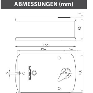 Klappenstellantriebe mit Federrücklauf für Brand- und Rauchschutzklappen 24V FS05S24S 24V 5Nm